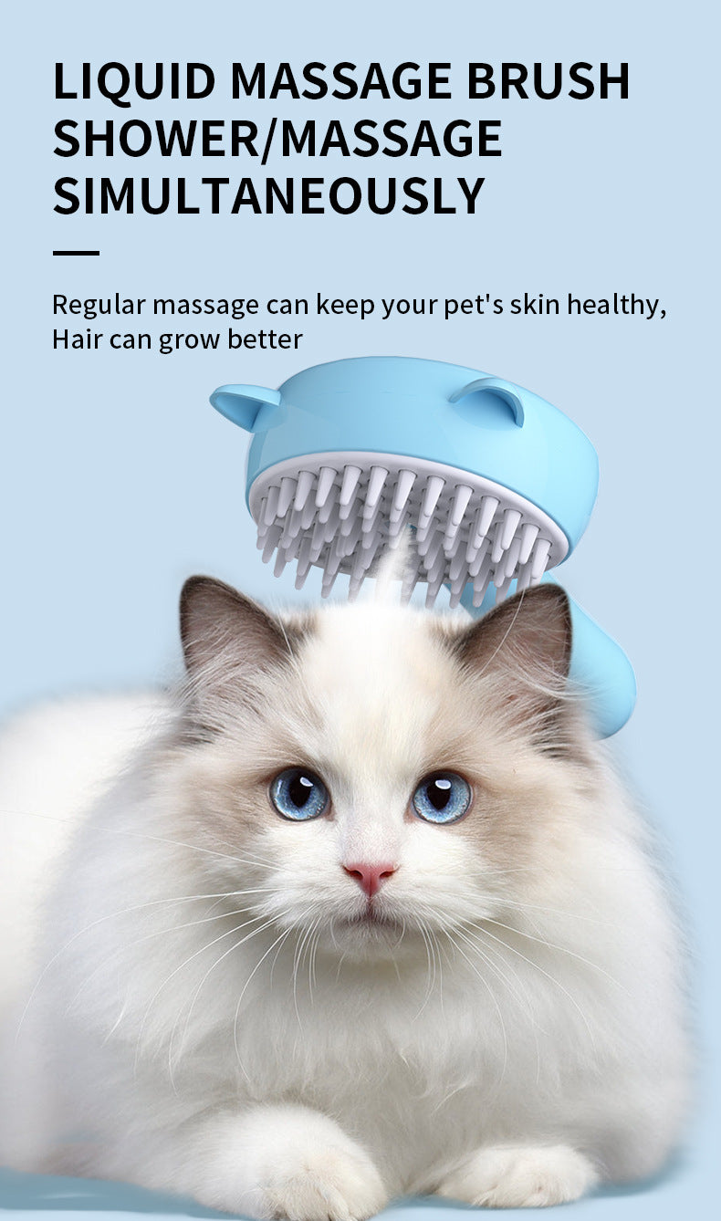 Pet Grooming Brush with Mist