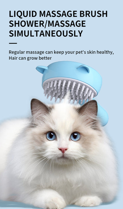 Pet Grooming Brush with Mist