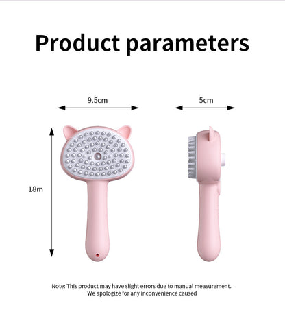 Pet Grooming Brush with Mist